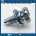 screw with washers
